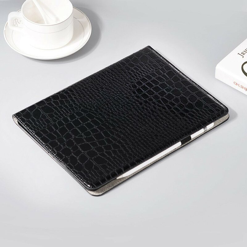 Folio Cover iPad Pro 11" (2020) Pelle Di Coccodrillo Monocromatica