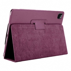 Folio Cover iPad Pro 11" (2020) Pelle Di Litchi Con Supporto Efficace