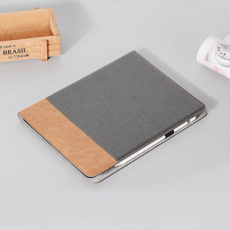 Folio Cover iPad Pro 11" (2020) Trama Trasversale Di Giunzione In Pelle