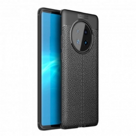 Cover Huawei Mate 40 Pro Linea Litchi Double Effetto Pelle