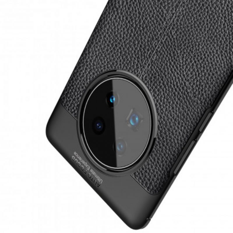 Cover Huawei Mate 40 Pro Linea Litchi Double Effetto Pelle