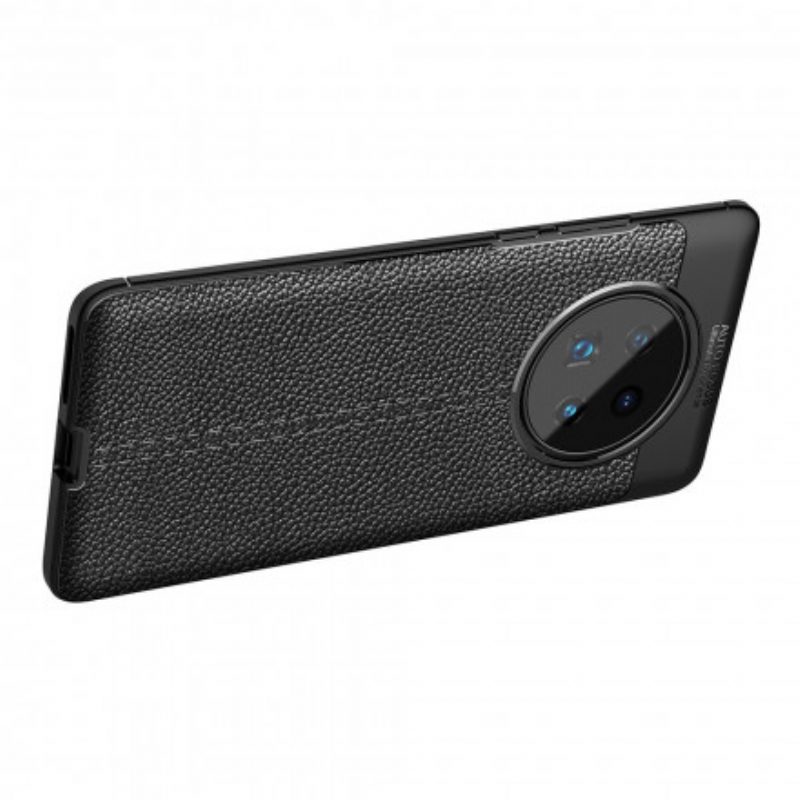 Cover Huawei Mate 40 Pro Linea Litchi Double Effetto Pelle