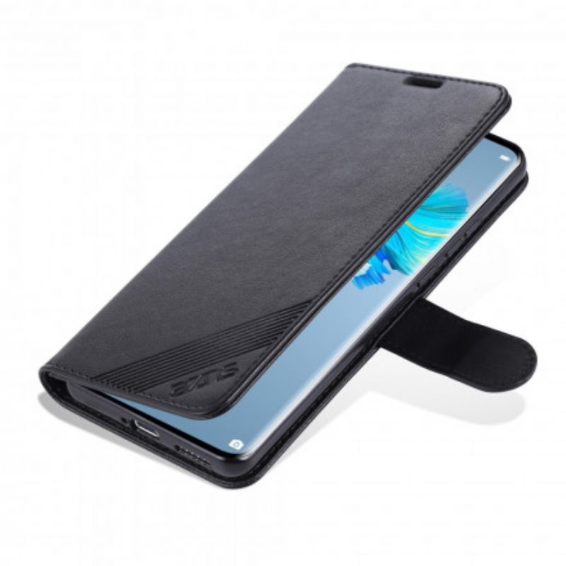 Custodia A Portafoglio Huawei Mate 40 Pro Azns Ecopelle