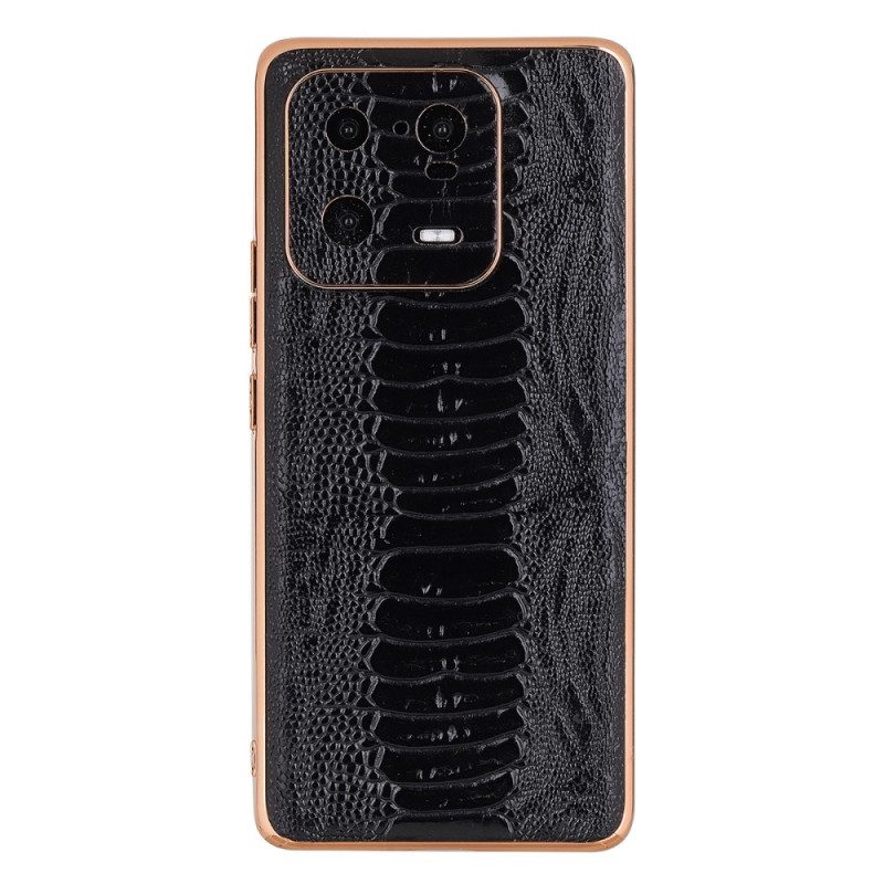 Cover Xiaomi 13 Pro Vera Pelle Stile Coccodrillo