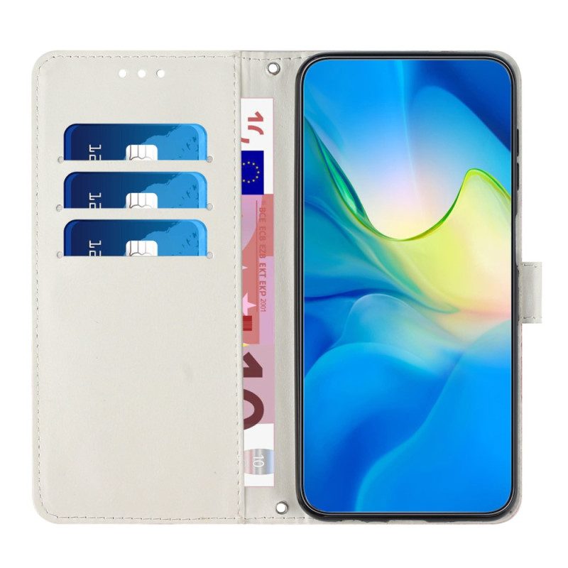 Custodia A Portafoglio Xiaomi 13 Pro Tracolla In Marmo