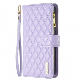 Custodia in pelle Xiaomi 13 Pro Binfen Colore Stile Trapuntato