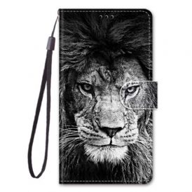 Custodia in pelle Xiaomi 13 Pro Cordino Leone