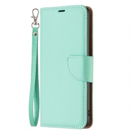 Custodia in pelle Xiaomi 13 Pro Lychee Chiusura Obliqua