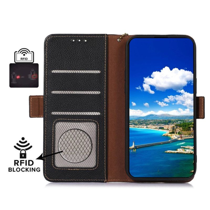 Custodia in pelle Xiaomi 13 Pro Protezione Rfid In Vera Pelle