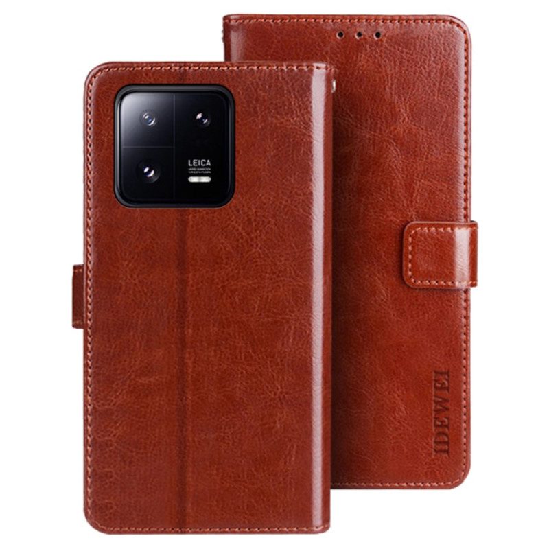 Custodia in pelle Xiaomi 13 Pro Similpelle Idewei