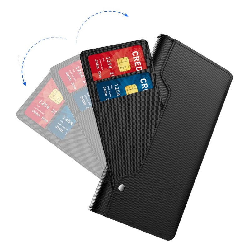 Custodia in pelle Xiaomi 13 Pro Specchio Removibile E Portacarte