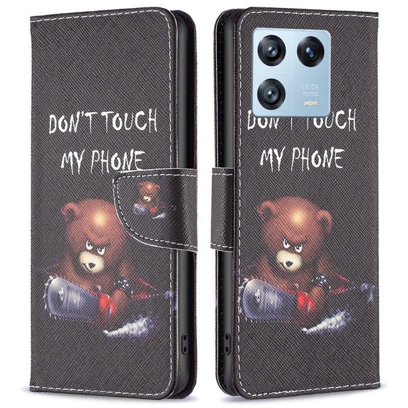 Folio Cover Xiaomi 13 Pro Orso Pericoloso