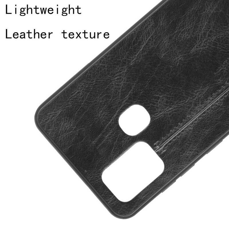 Cover Samsung Galaxy A21s Effetto Pelle Couture