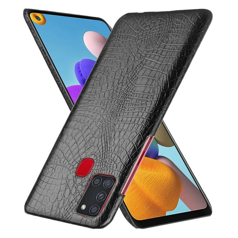Cover Samsung Galaxy A21s Effetto Pelle Di Coccodrillo
