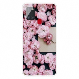 Cover Samsung Galaxy A21s Fiori Intensi