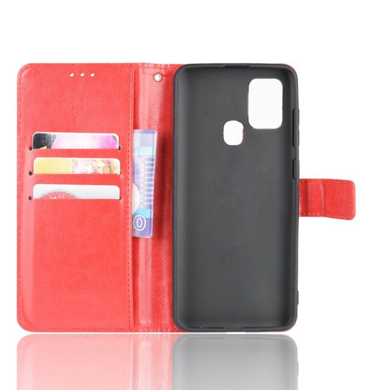 Custodia in pelle Samsung Galaxy A21s Ecopelle Appariscente