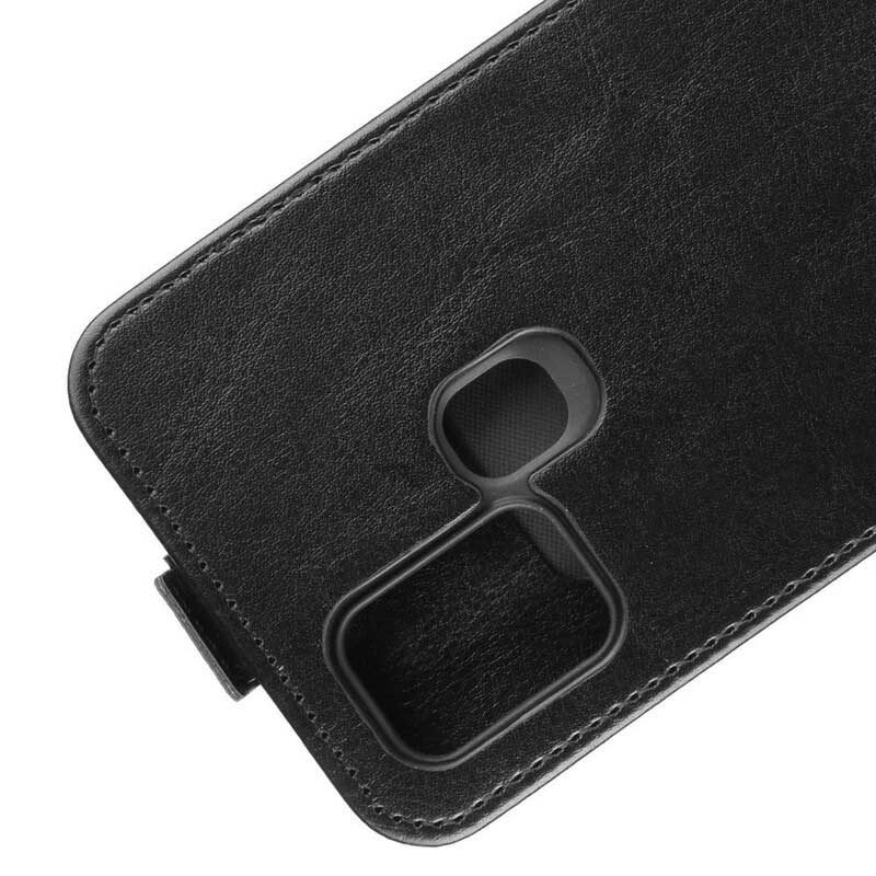 Custodia in pelle Samsung Galaxy A21s Folio Cover Effetto Pelle Pieghevole