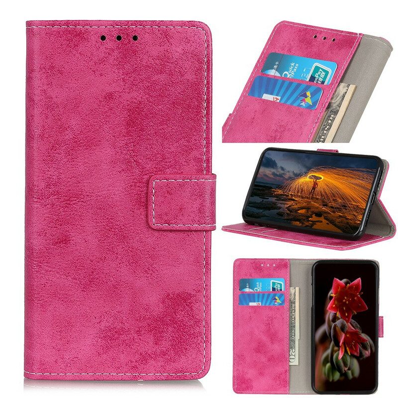 Folio Cover Samsung Galaxy A21s Ecopelle Vintage