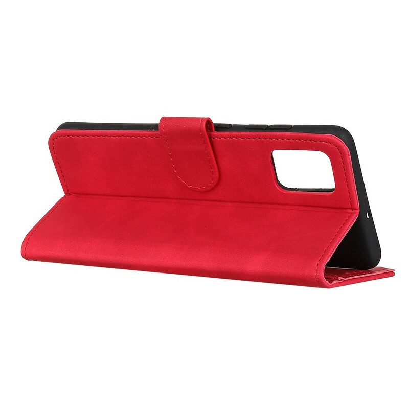 Custodia in pelle Xiaomi Mi 10 Lite Effetto Pelle Vintage Opaca Khazneh