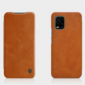 Folio Cover Xiaomi Mi 10 Lite Custodia in pelle Serie Nillkin Qin