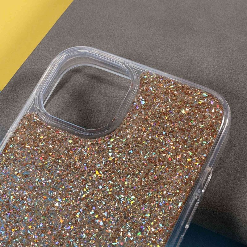 Cover iPhone 14 Plus Eleganti Paillettes