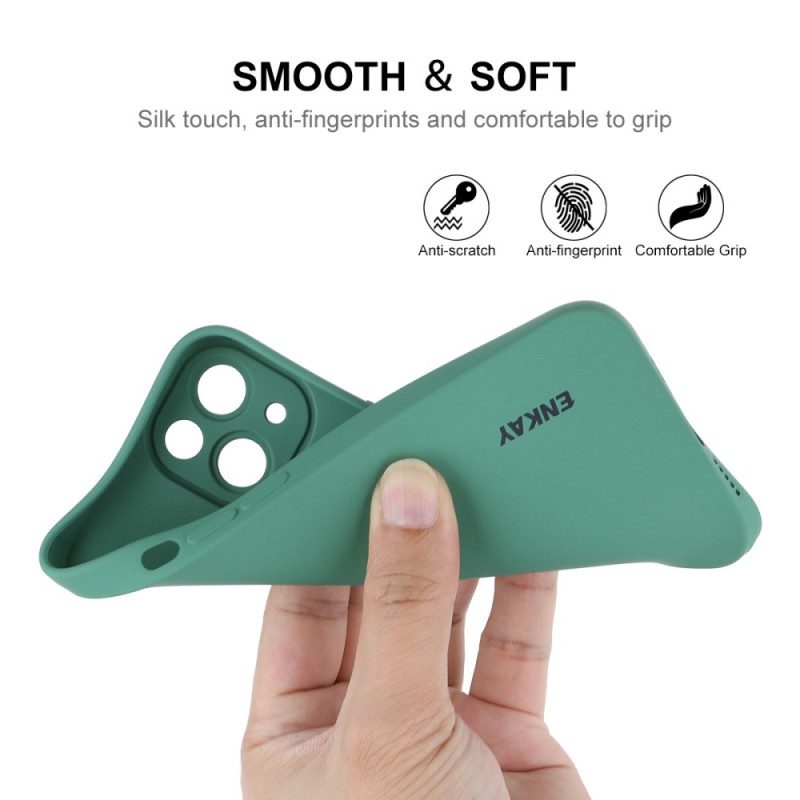 Cover iPhone 14 Plus Enkay Silicone Liquido