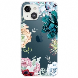 Cover iPhone 14 Plus Fiori Dell'acquerello