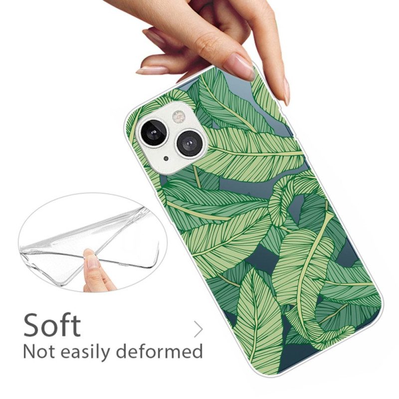 Cover iPhone 14 Plus Fogli Grafici Trasparenti