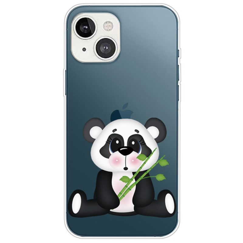 Cover iPhone 14 Plus Panda Triste Senza Soluzione Di Continuità