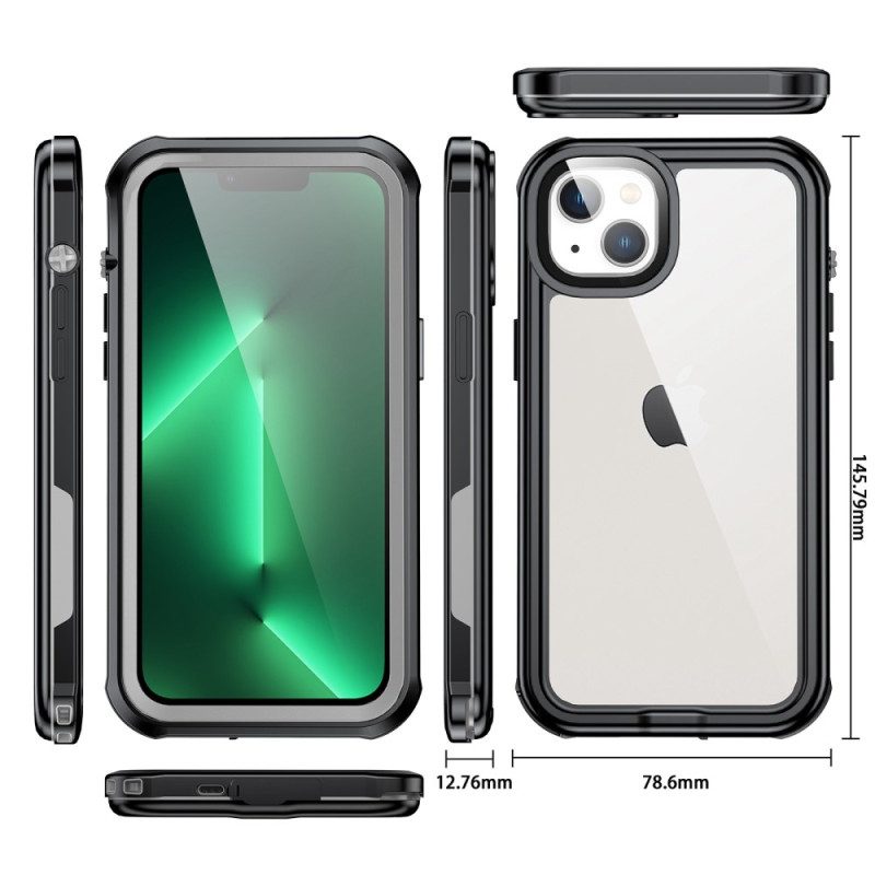 Cover iPhone 14 Plus Trasparente Resistente All'acqua
