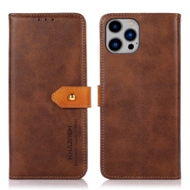 Custodia A Portafoglio iPhone 14 Plus Con Cinturino Khazneh
