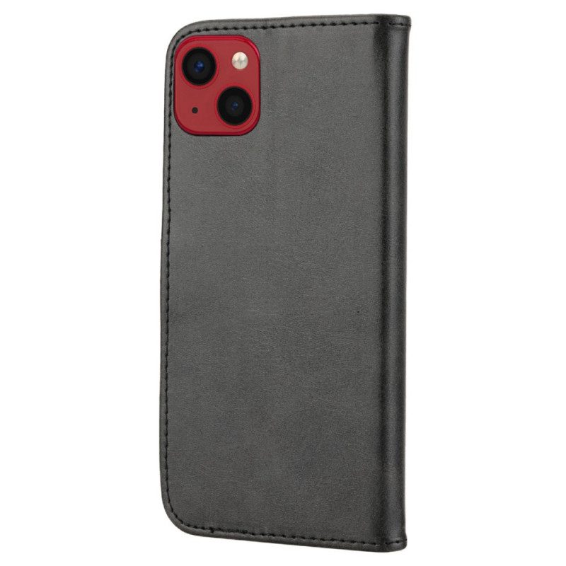 Custodia in pelle iPhone 14 Plus Gattino