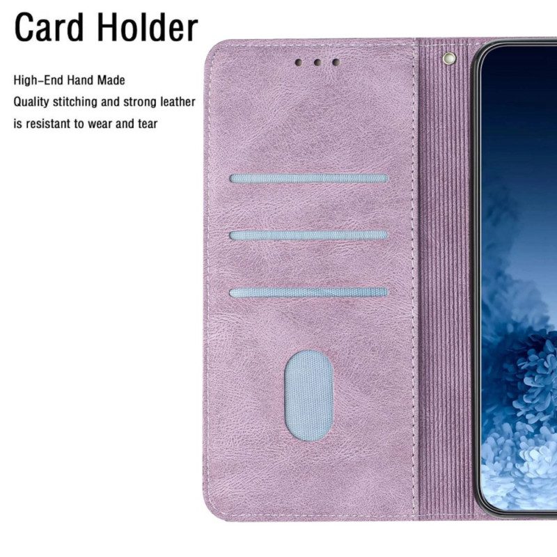 Custodia in pelle iPhone 14 Plus Mandala Con Cordino