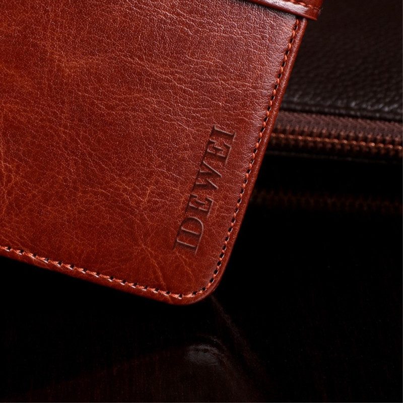 Custodia in pelle iPhone 14 Plus Similpelle Idewei