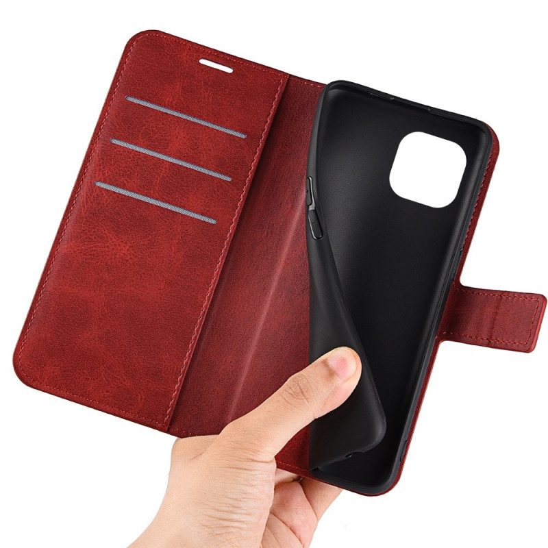 Custodia in pelle iPhone 14 Plus Sottile Effetto Pelle Estremo
