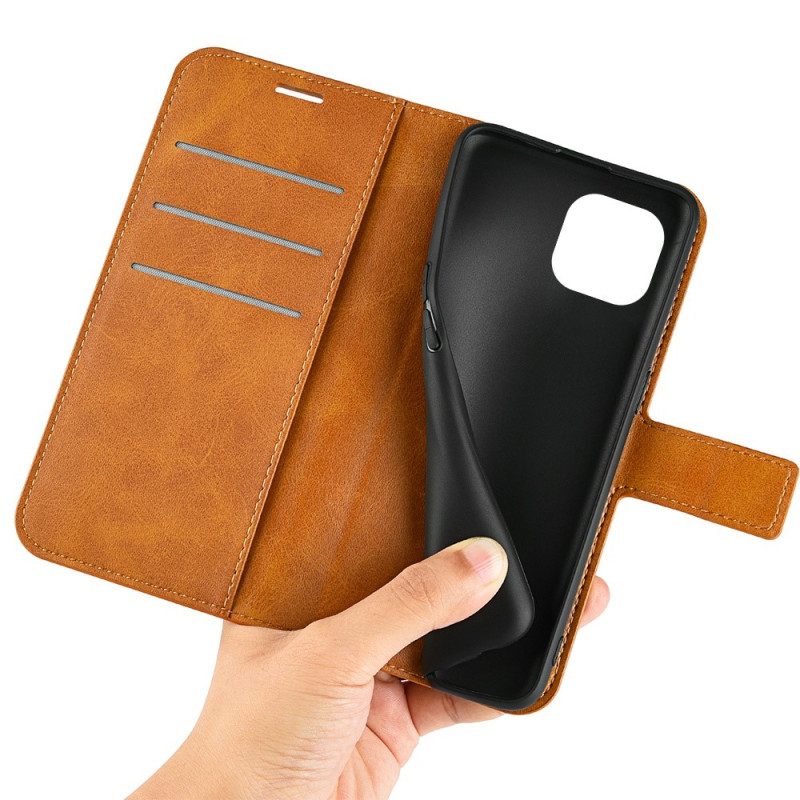 Custodia in pelle iPhone 14 Plus Sottile Effetto Pelle Estremo