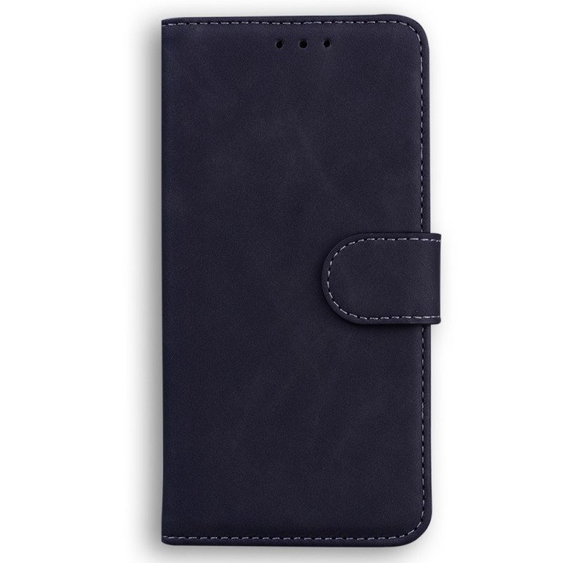 Custodia in pelle iPhone 14 Plus Stile Couture In Pelle
