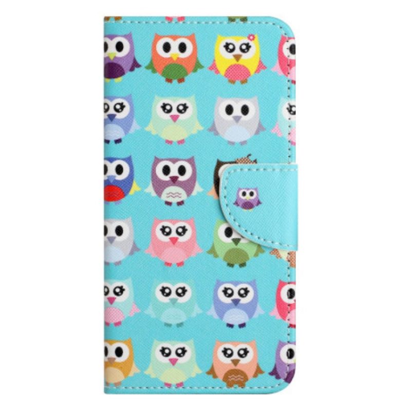 Custodia in pelle iPhone 14 Plus Tribù Del Gufo
