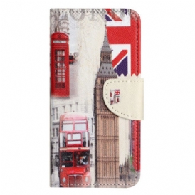 Custodia in pelle iPhone 14 Plus Vita Londinese