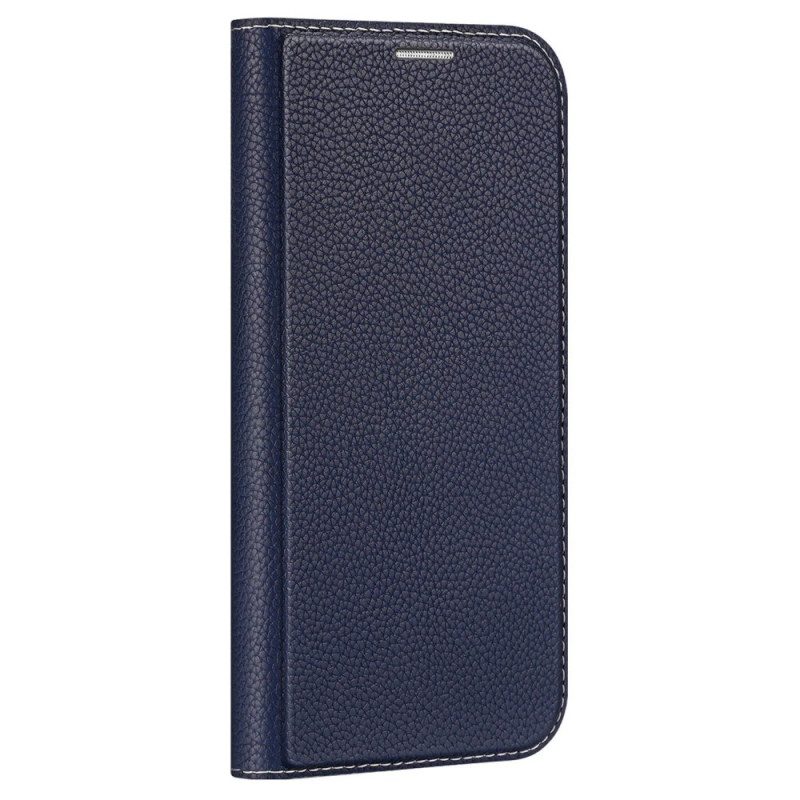 Folio Cover iPhone 14 Plus Custodia in pelle Porta Carte Doppio Dux Ducis