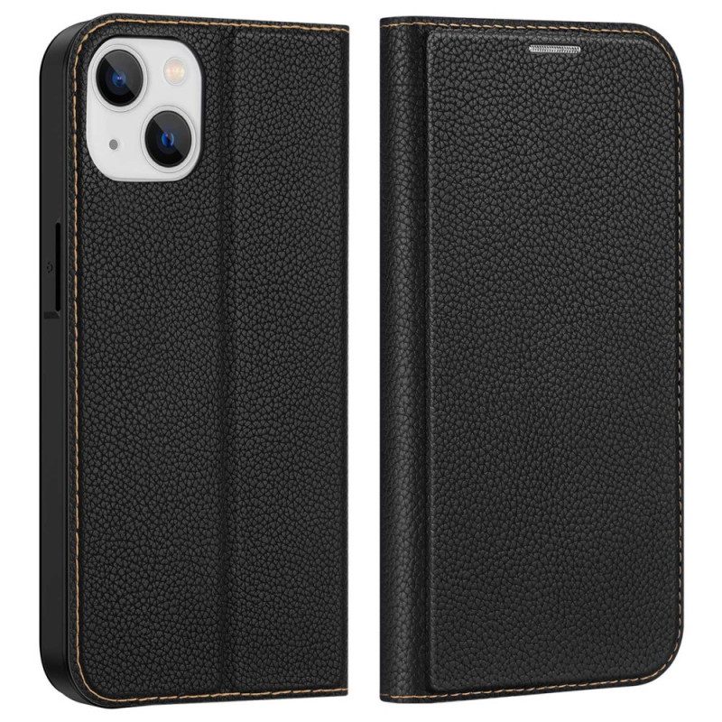 Folio Cover iPhone 14 Plus Custodia in pelle Porta Carte Doppio Dux Ducis