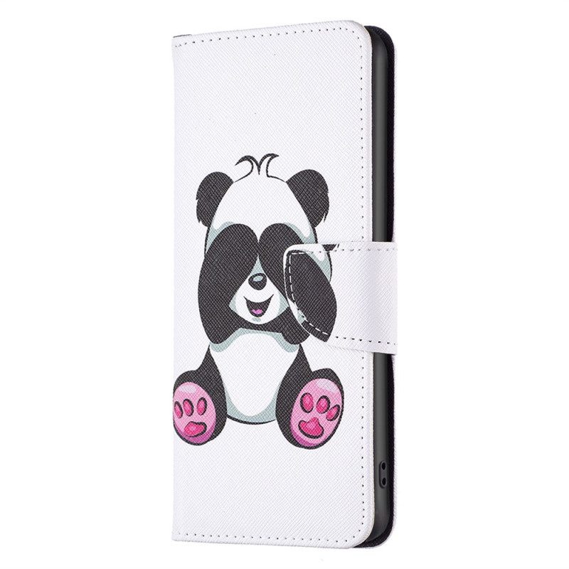 Folio Cover iPhone 14 Plus Divertimento Panda