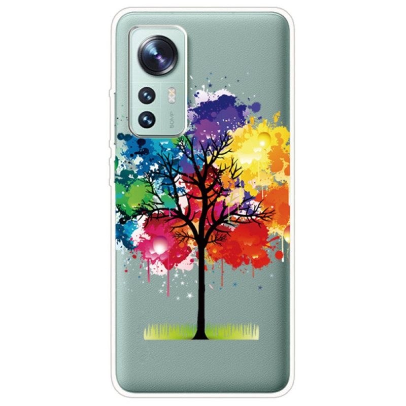 Cover Xiaomi 12 / 12X Albero Dell'acquerello