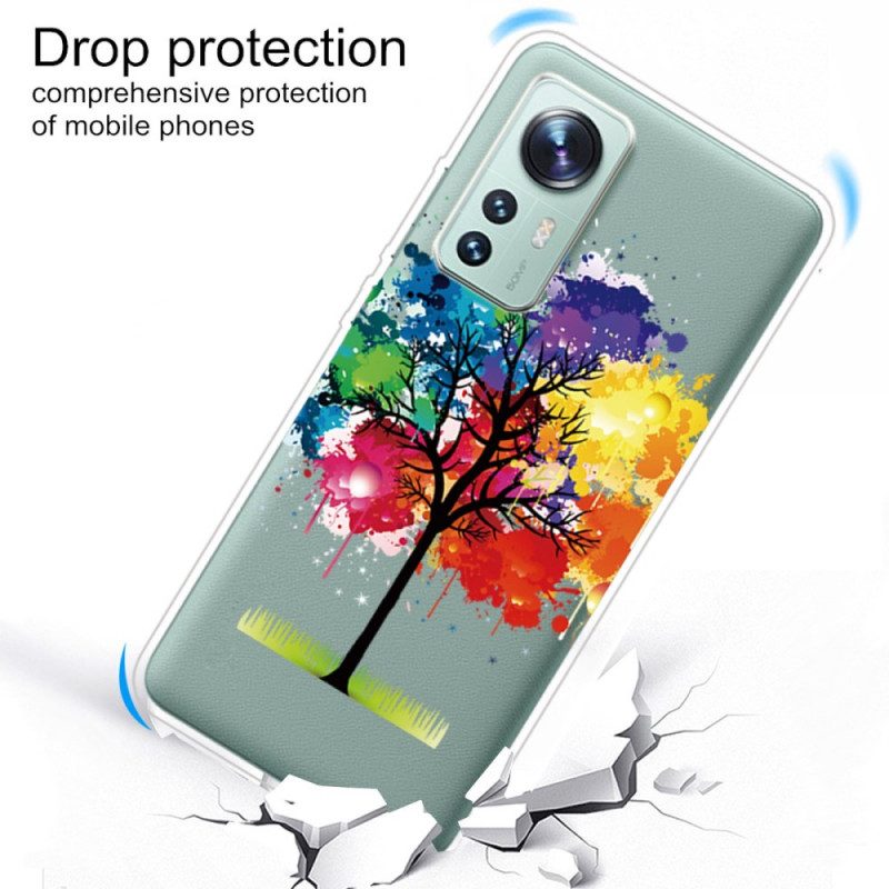 Cover Xiaomi 12 / 12X Albero Dell'acquerello