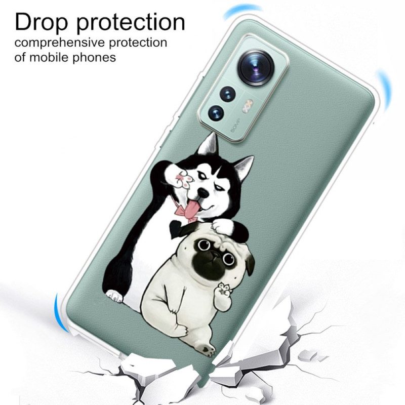 Cover Xiaomi 12 / 12X Cani Divertenti