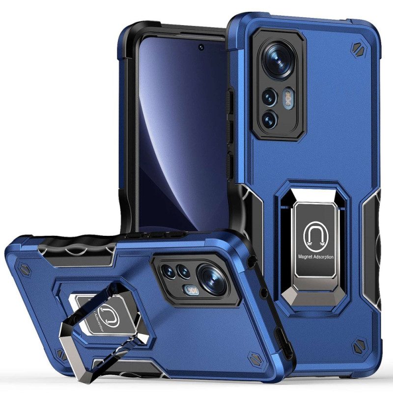 Cover Xiaomi 12 / 12X Design Con Staffa Ad Anello