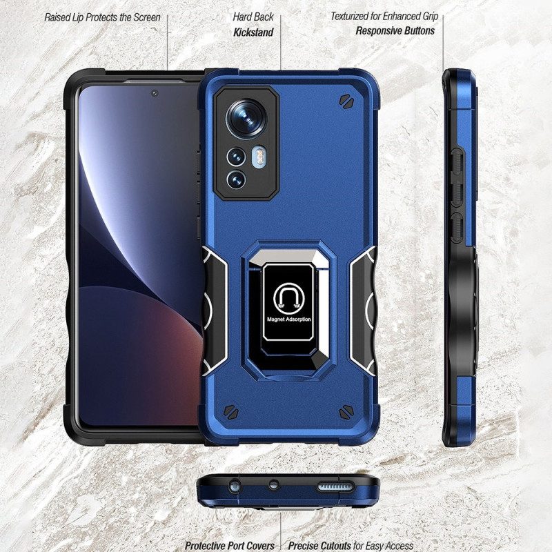 Cover Xiaomi 12 / 12X Design Con Staffa Ad Anello