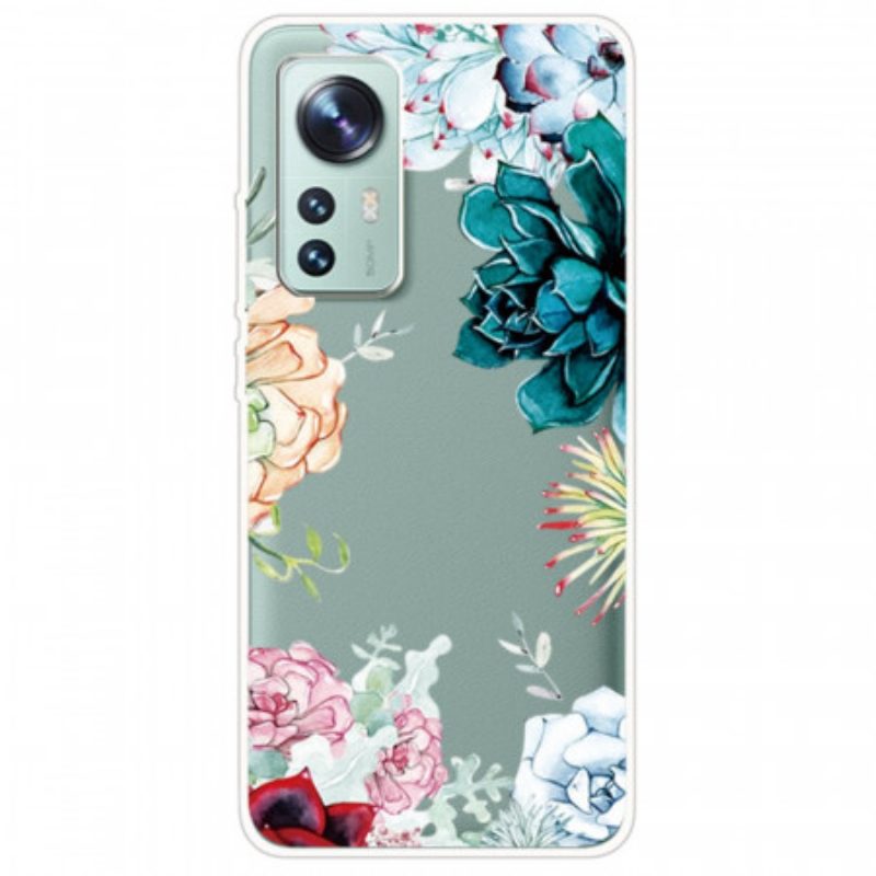 Cover Xiaomi 12 / 12X Fiori Dell'acquerello