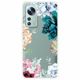 Cover Xiaomi 12 / 12X Fiori Dell'acquerello