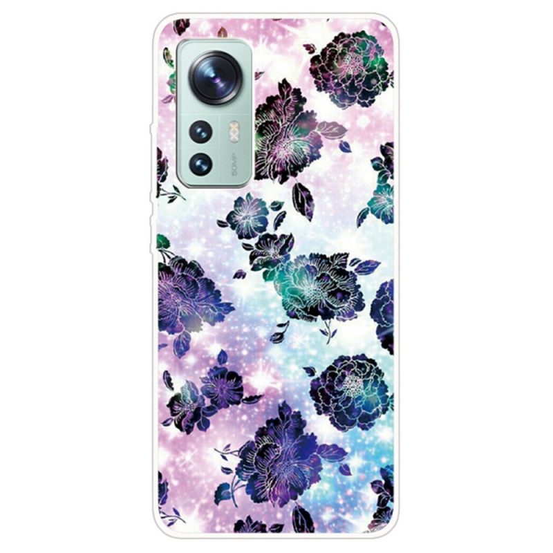 Cover Xiaomi 12 / 12X Fiori In Silicone